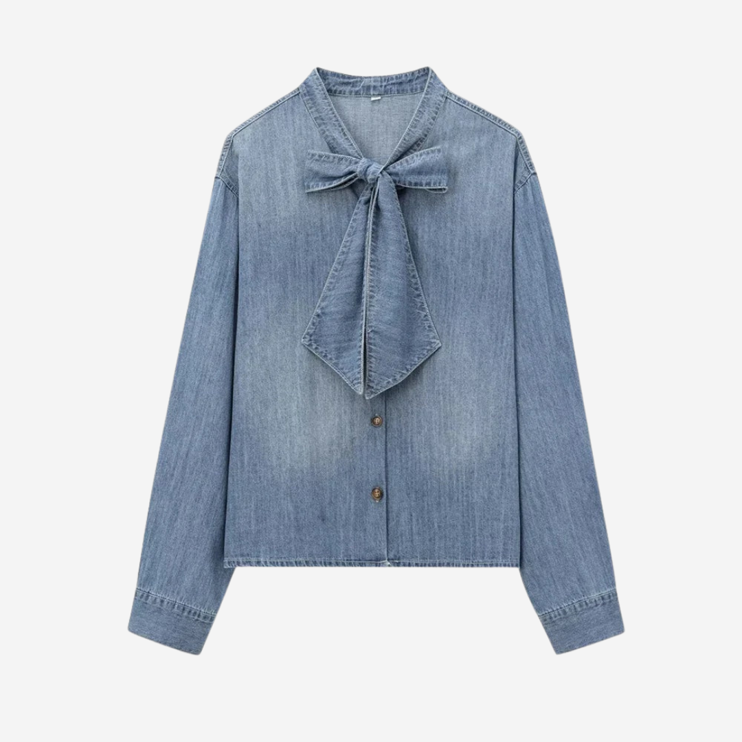 VEYLINIA | Blus med rosett