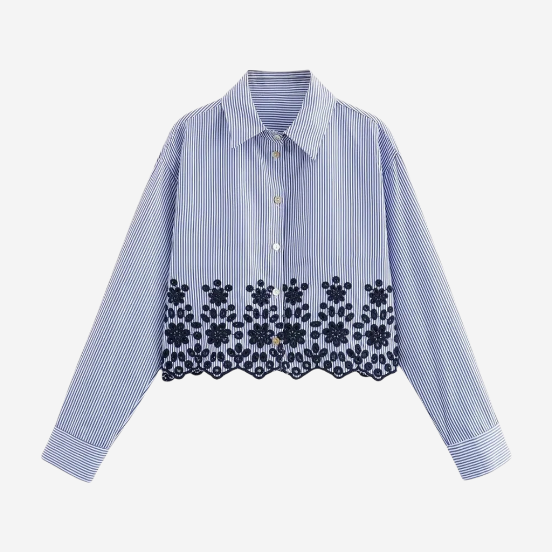 VEYLINIA | Broderad skjorta