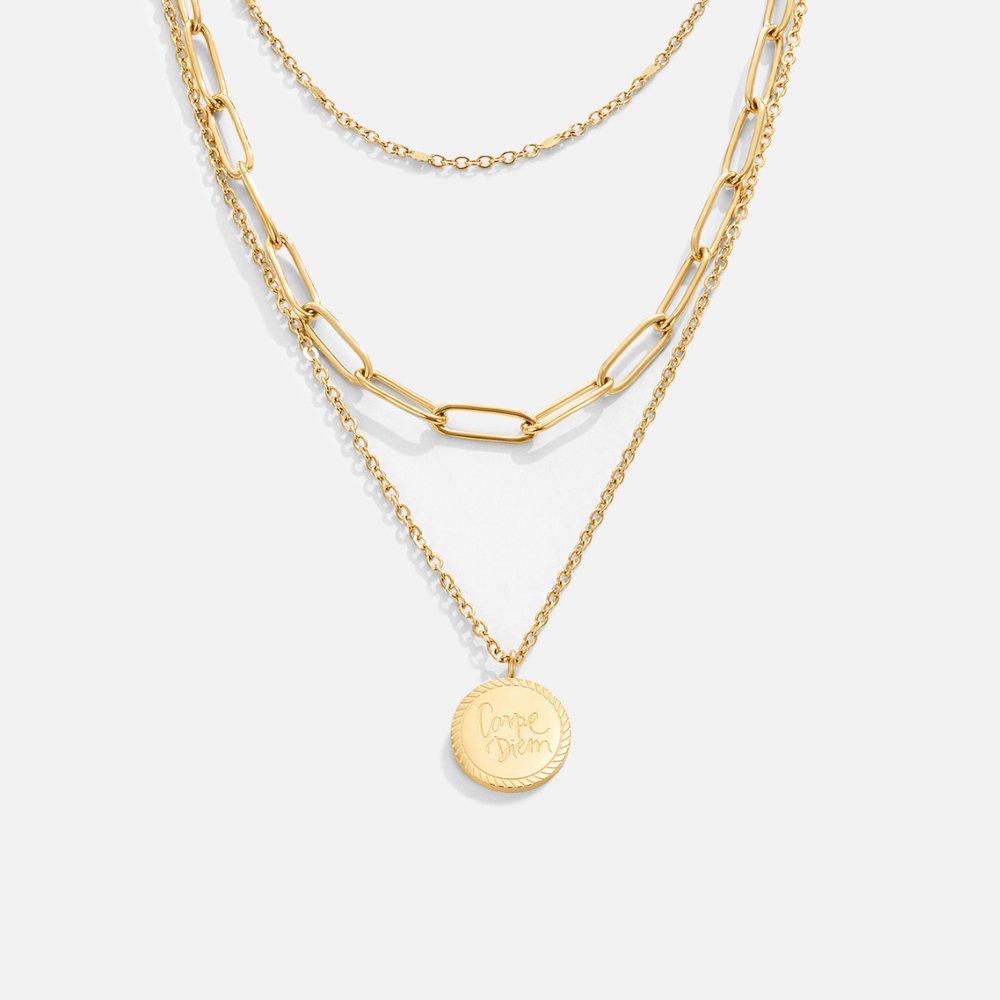 VEYLINIA | Lagerhalsband med Myntdetaljer