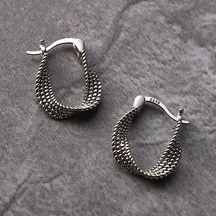 VEYLINIA | Chic Asymmetriska Silverörhängen
