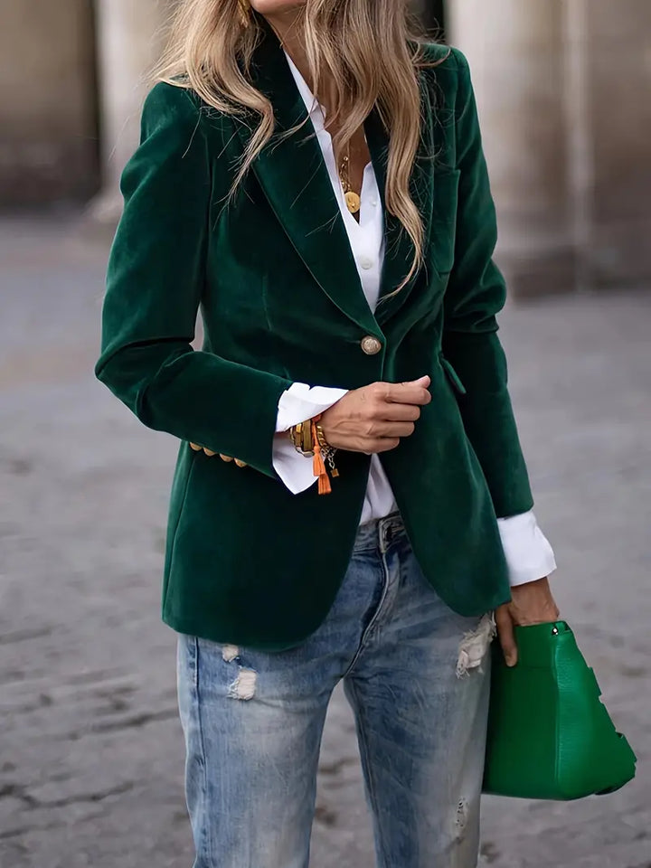 VEYLINIA | Elegant Veloursjacka