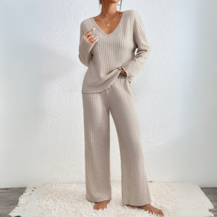 VEYLINIA | Freja – Ribbad loungeset
