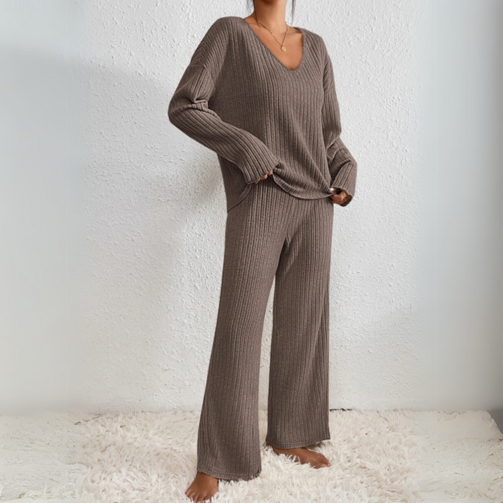 VEYLINIA | Freja – Ribbad loungeset