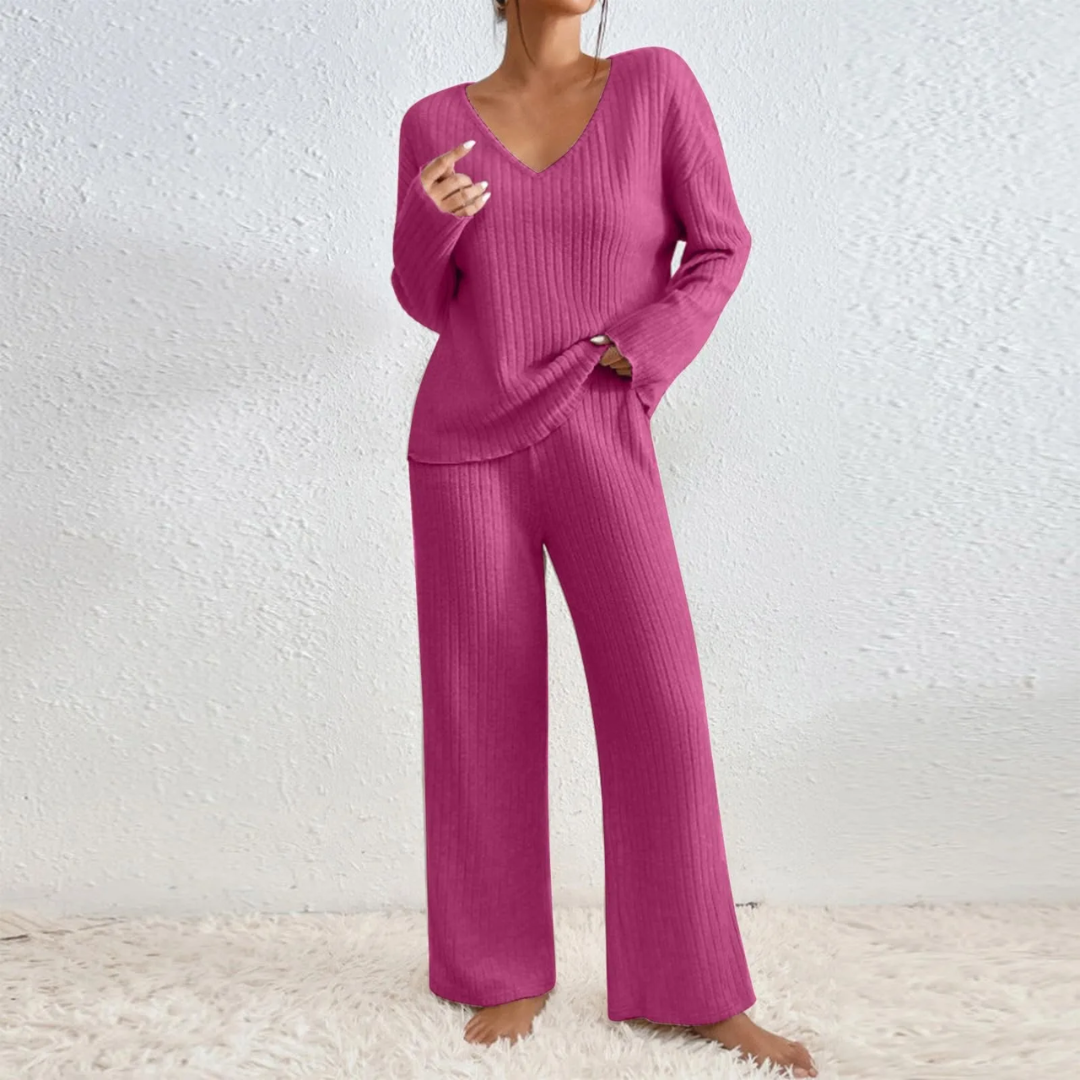 VEYLINIA | Freja – Ribbad loungeset