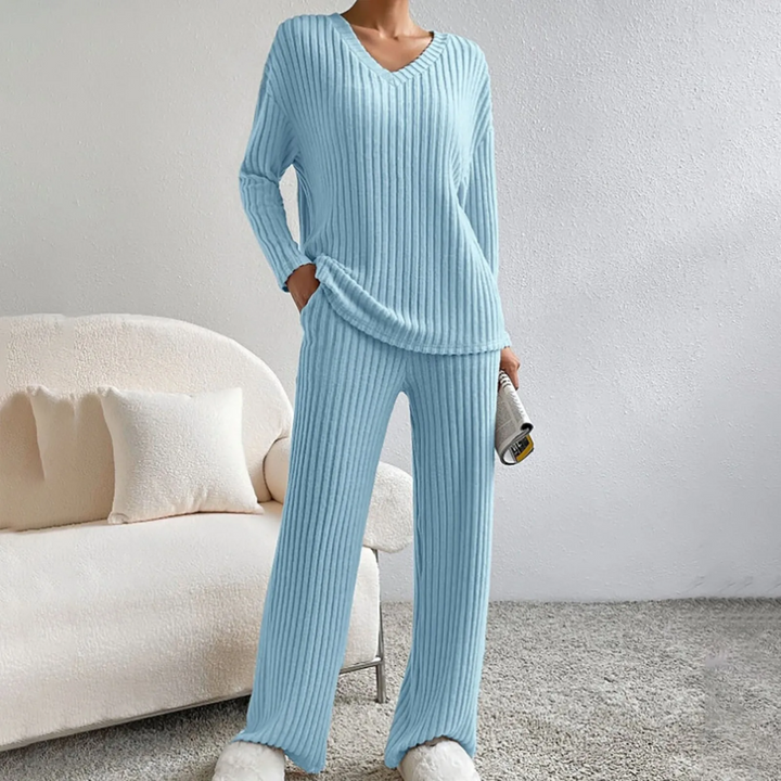 VEYLINIA | Freja – Ribbad loungeset