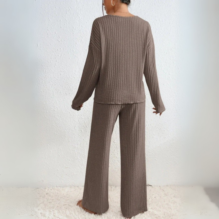VEYLINIA | Freja – Ribbad loungeset