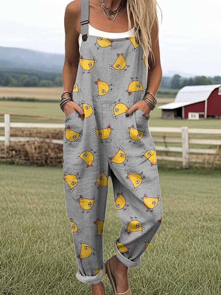VEYLINIA | Mono Jumpsuit Vintage V-Ringad