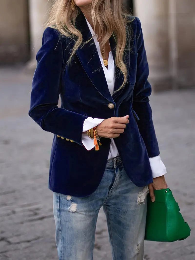 VEYLINIA | Elegant Veloursjacka