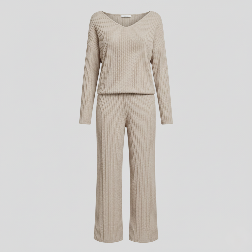 VEYLINIA | Freja – Ribbad loungeset