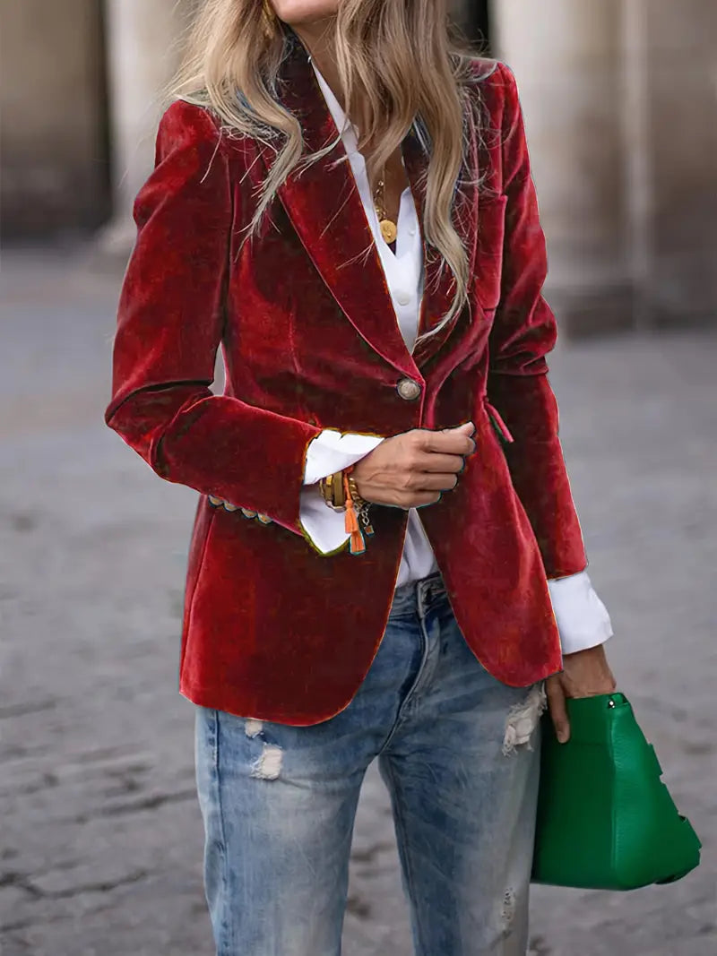 VEYLINIA | Elegant Veloursjacka