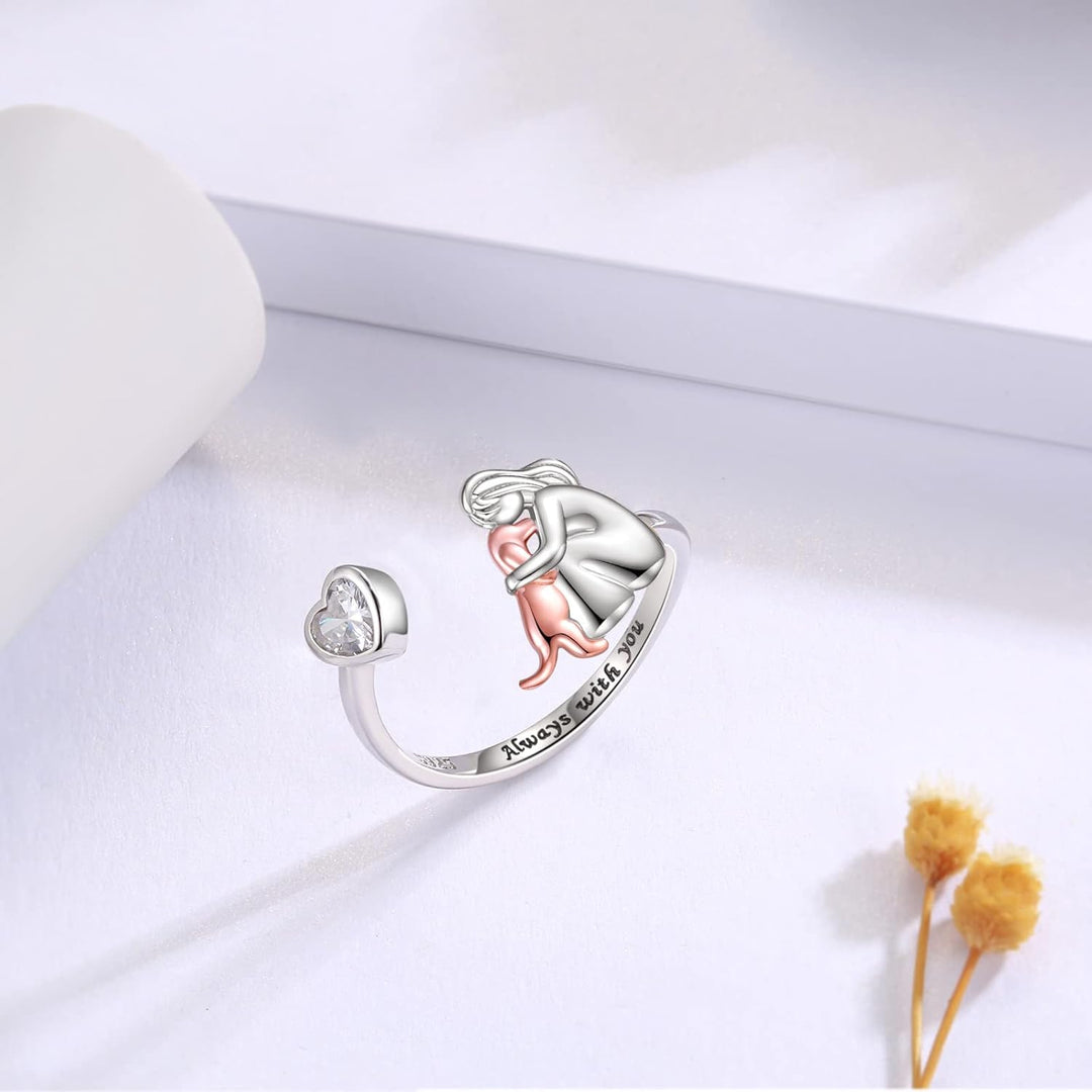VEYLINIA | Ring med hundikon (Rose)