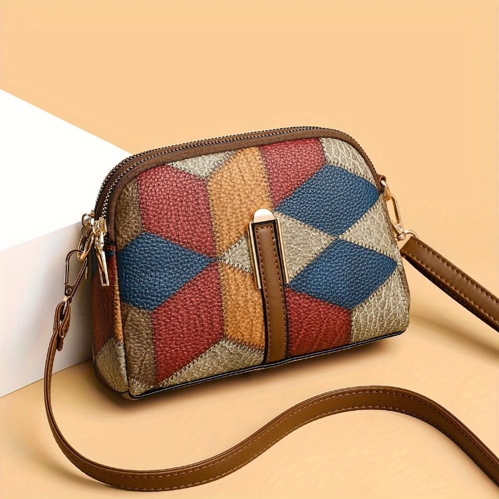 VEYLINIA | Mini Crossbody Patchwork Väska