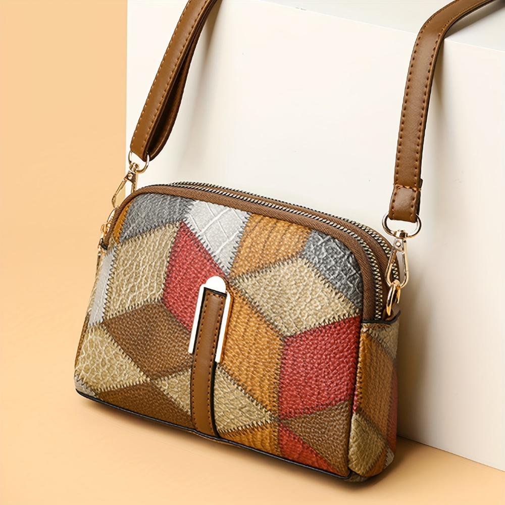 VEYLINIA | Mini Crossbody Patchwork Väska