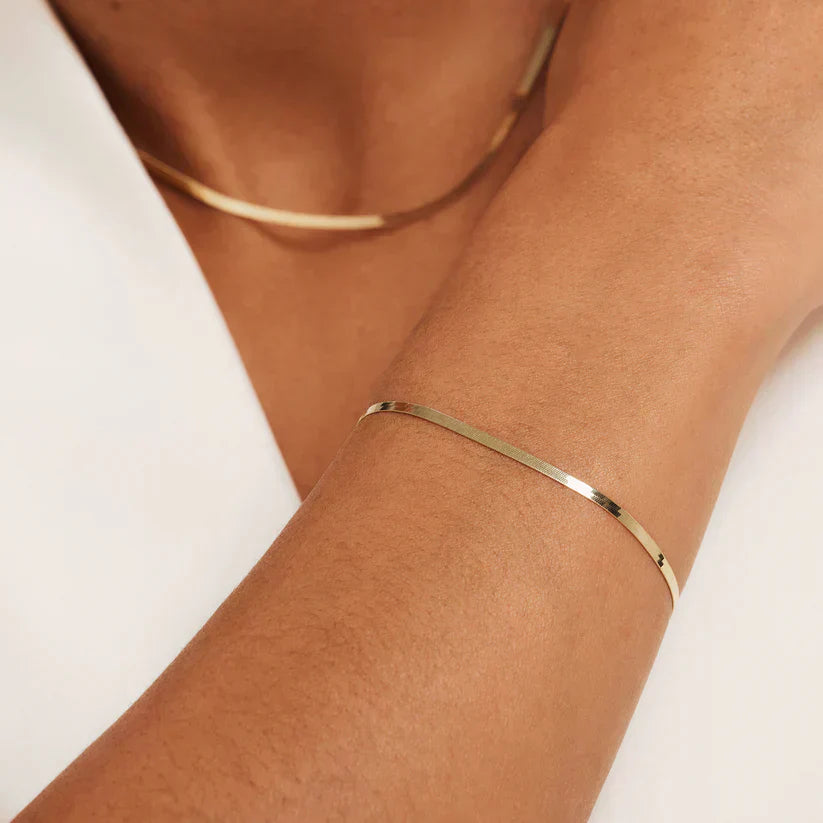VEYLINIA | Soleil Serpent-armband i guld