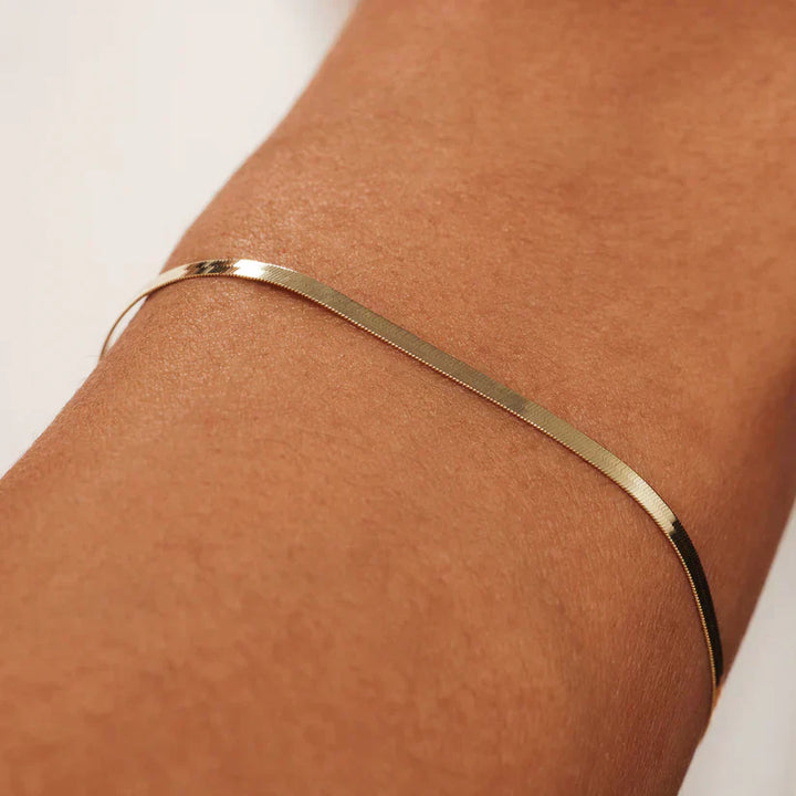 VEYLINIA | Soleil Serpent-armband i guld