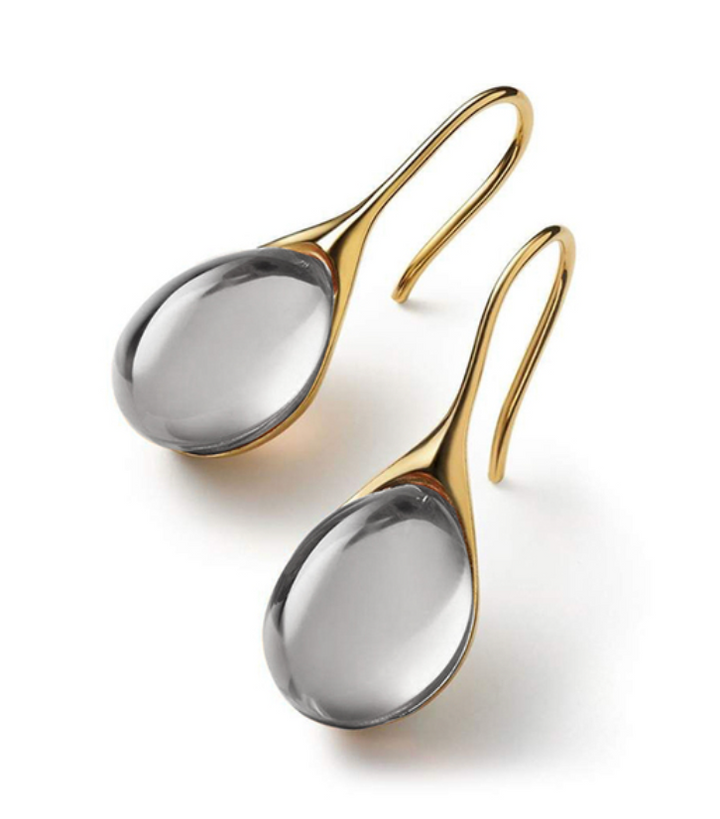 VEYLINIA | Eleganta droppörhängen i guld och silver med kristaller