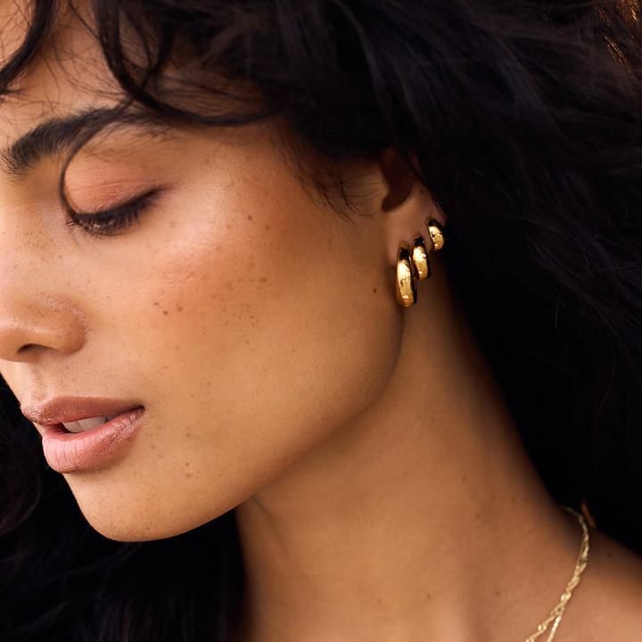 VEYLINIA | Rue hoops i guld
