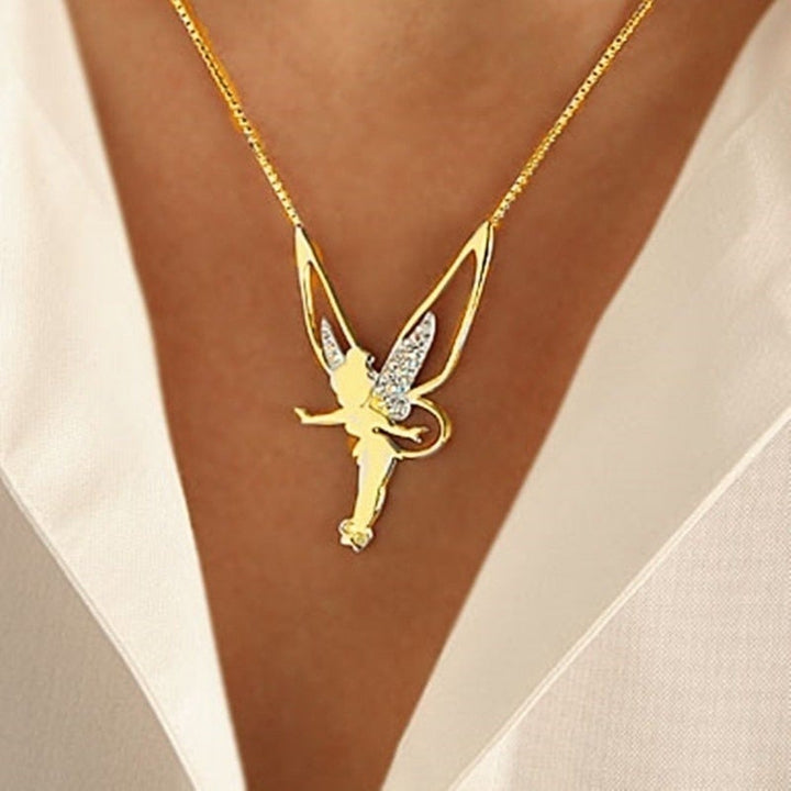 VEYLINIA | Exklusivt halsband Fé Heureuse i silver och guld