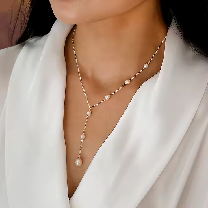 VEYLINIA | Hängande Pärlhalsband