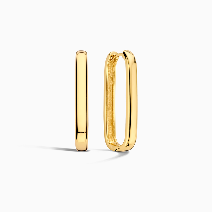 VEYLINIA | Stora Icon-hoops i guld