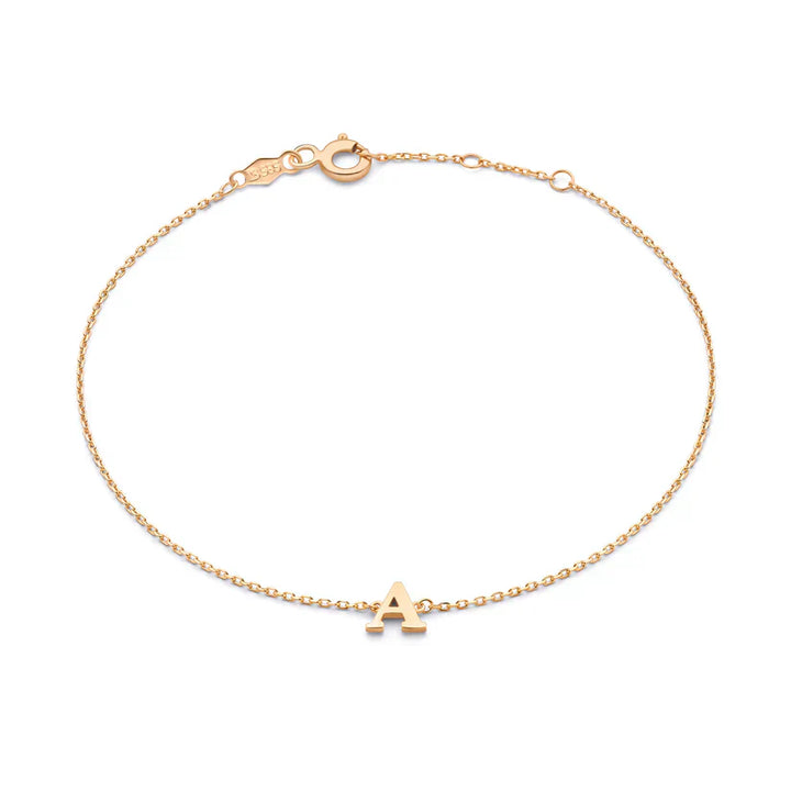 VEYLINIA | Vita Signa initial-armband i guld