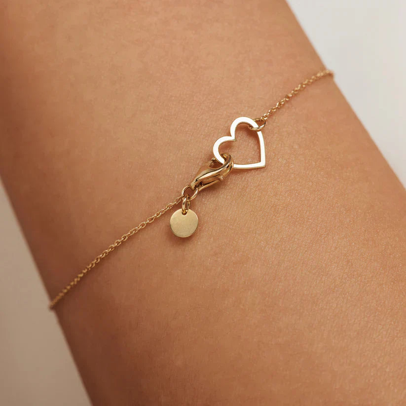 VEYLINIA | Lilou Coeur-armband i guld