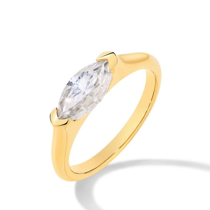 VEYLINIA | Hailey Playa tunn ring i guld