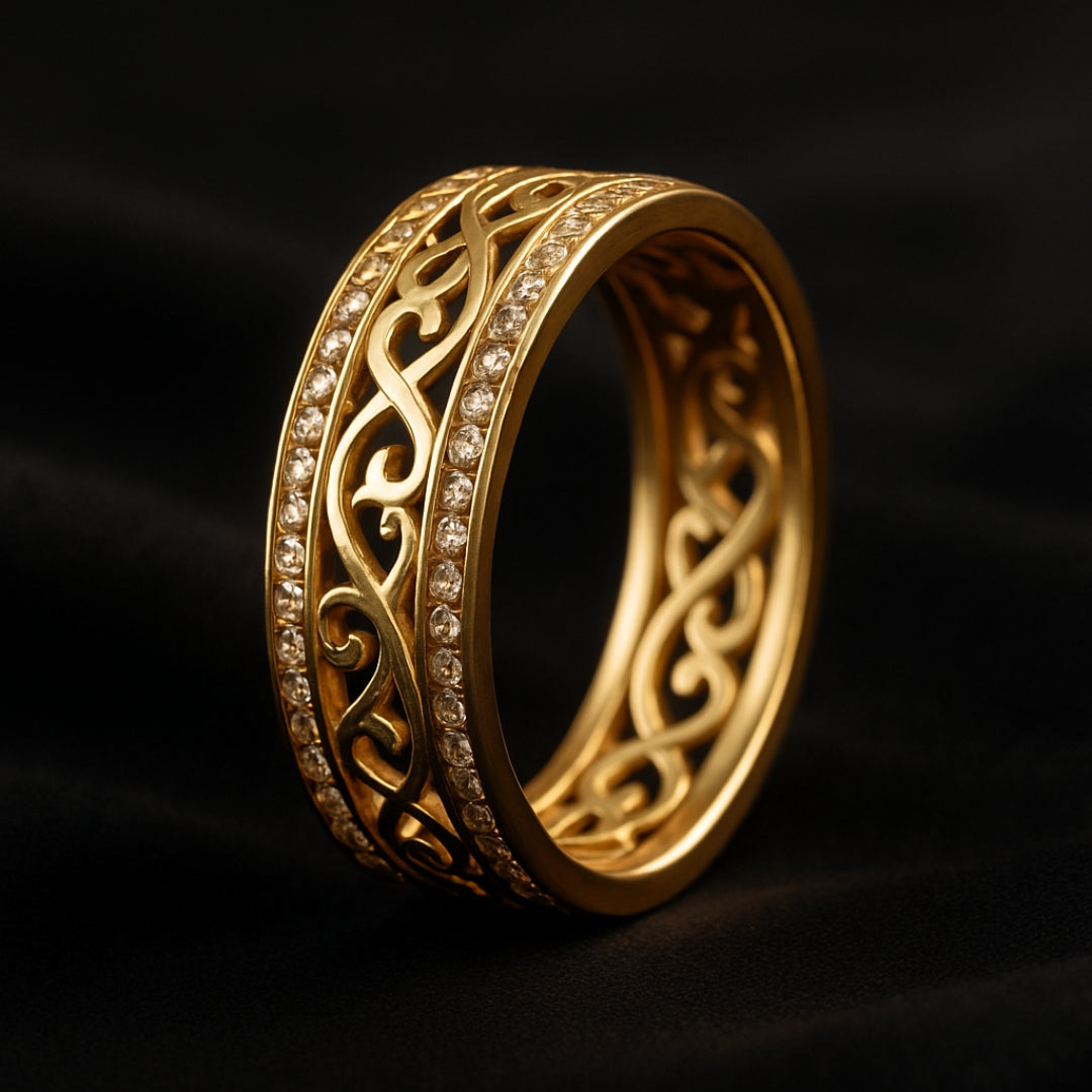 VEYLINIA | Elegant guldring Hohloha Hellera