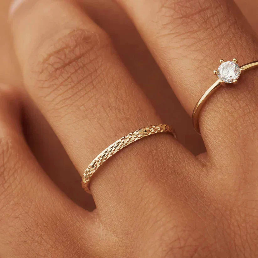 VEYLINIA | Ameline Spalier-ring i guld