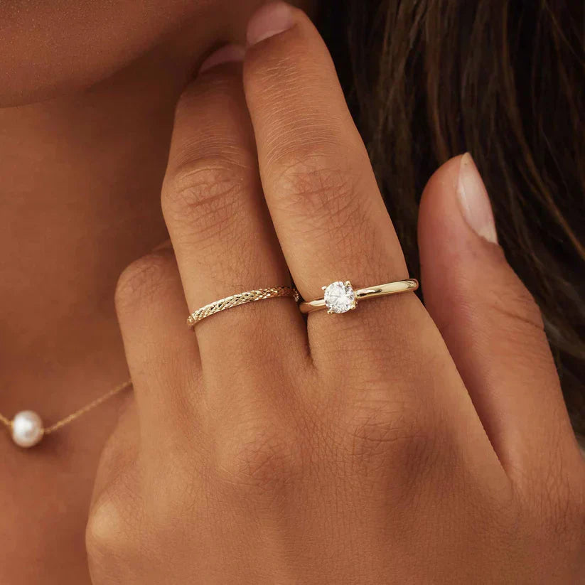 VEYLINIA | Ameline Spalier-ring i guld