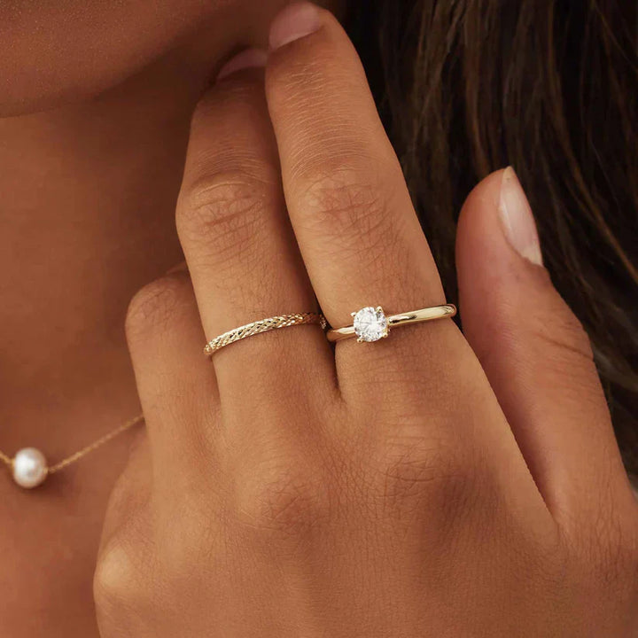 VEYLINIA | Ameline Spalier-ring i guld
