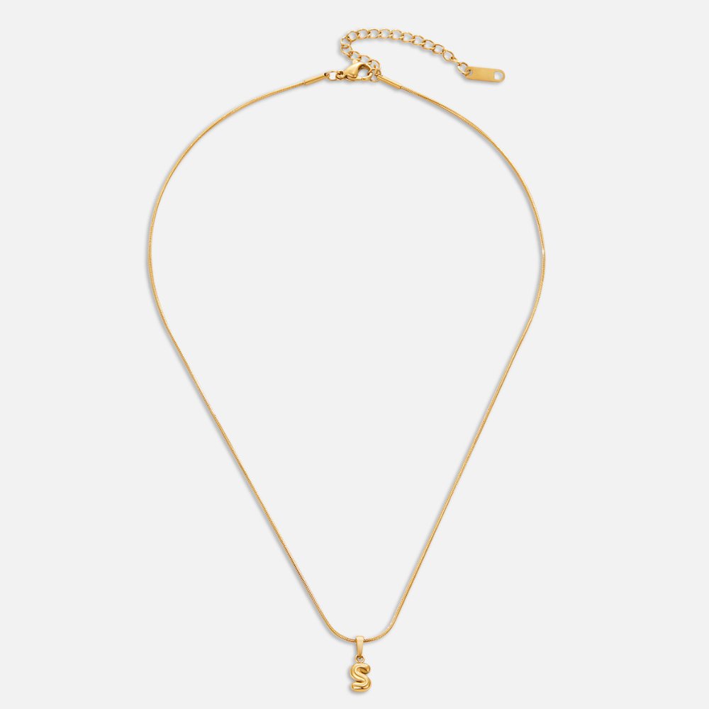 VEYLINIA | Chic Bubbelbokstavhalsband