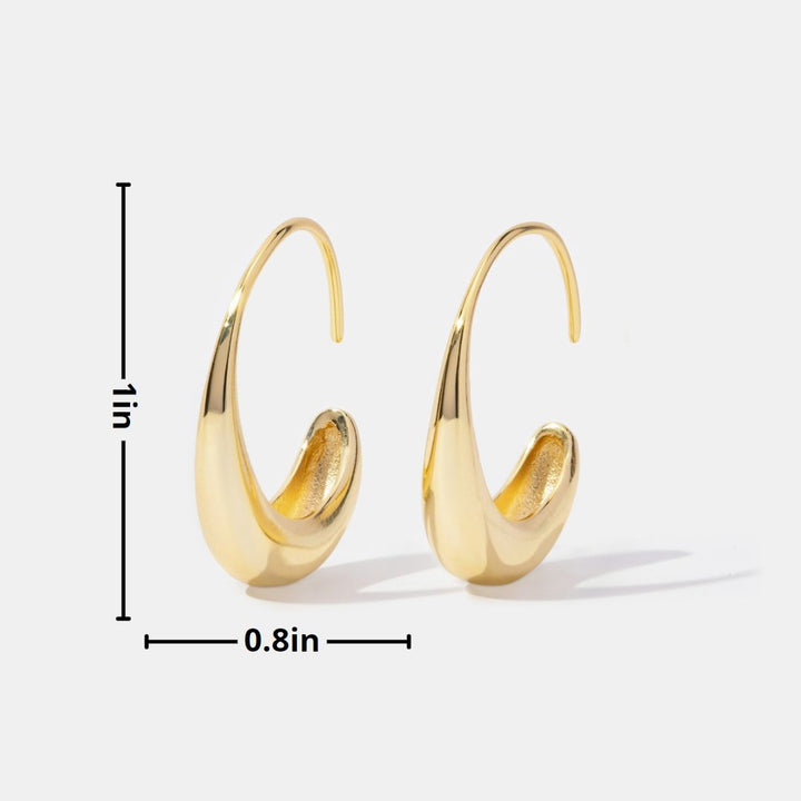 VEYLINIA | Drop Hoop Örhängen