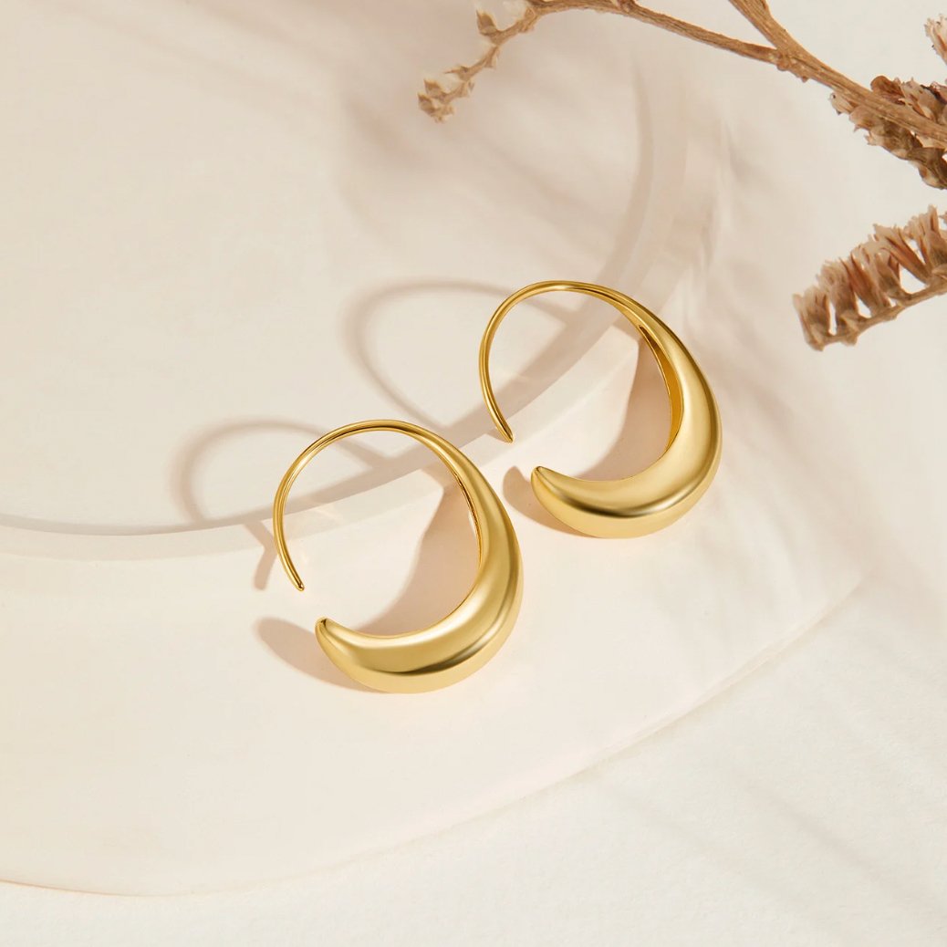 VEYLINIA | Drop Hoop Örhängen