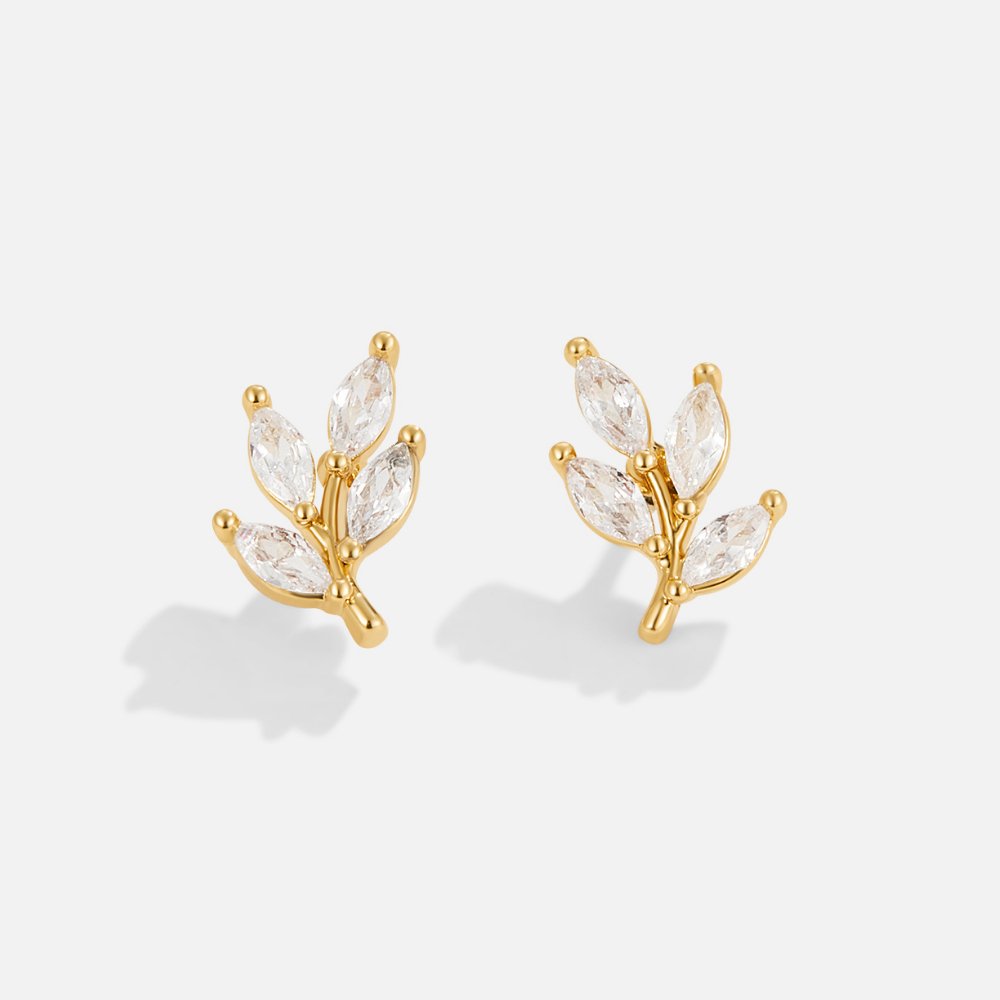 VEYLINIA | Kristall Chic Bladörhängen