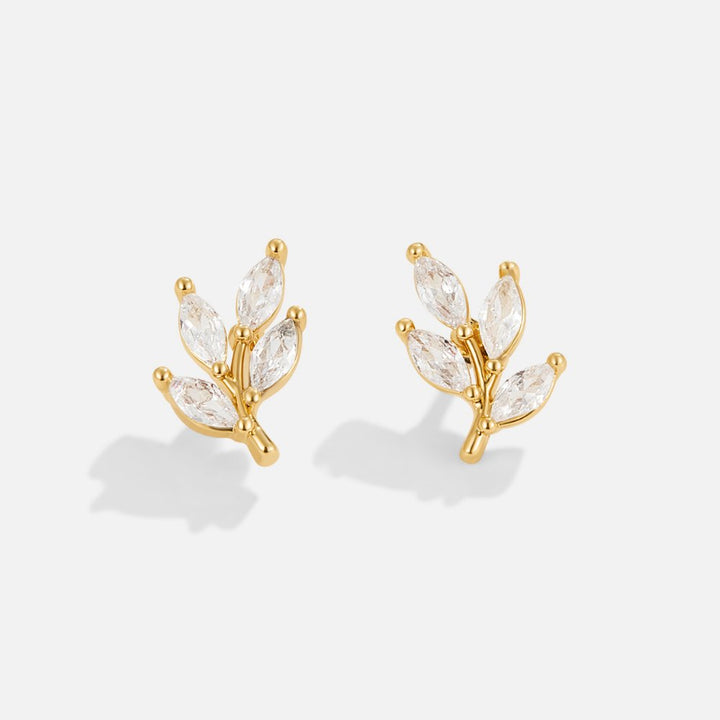VEYLINIA | Kristall Chic Bladörhängen