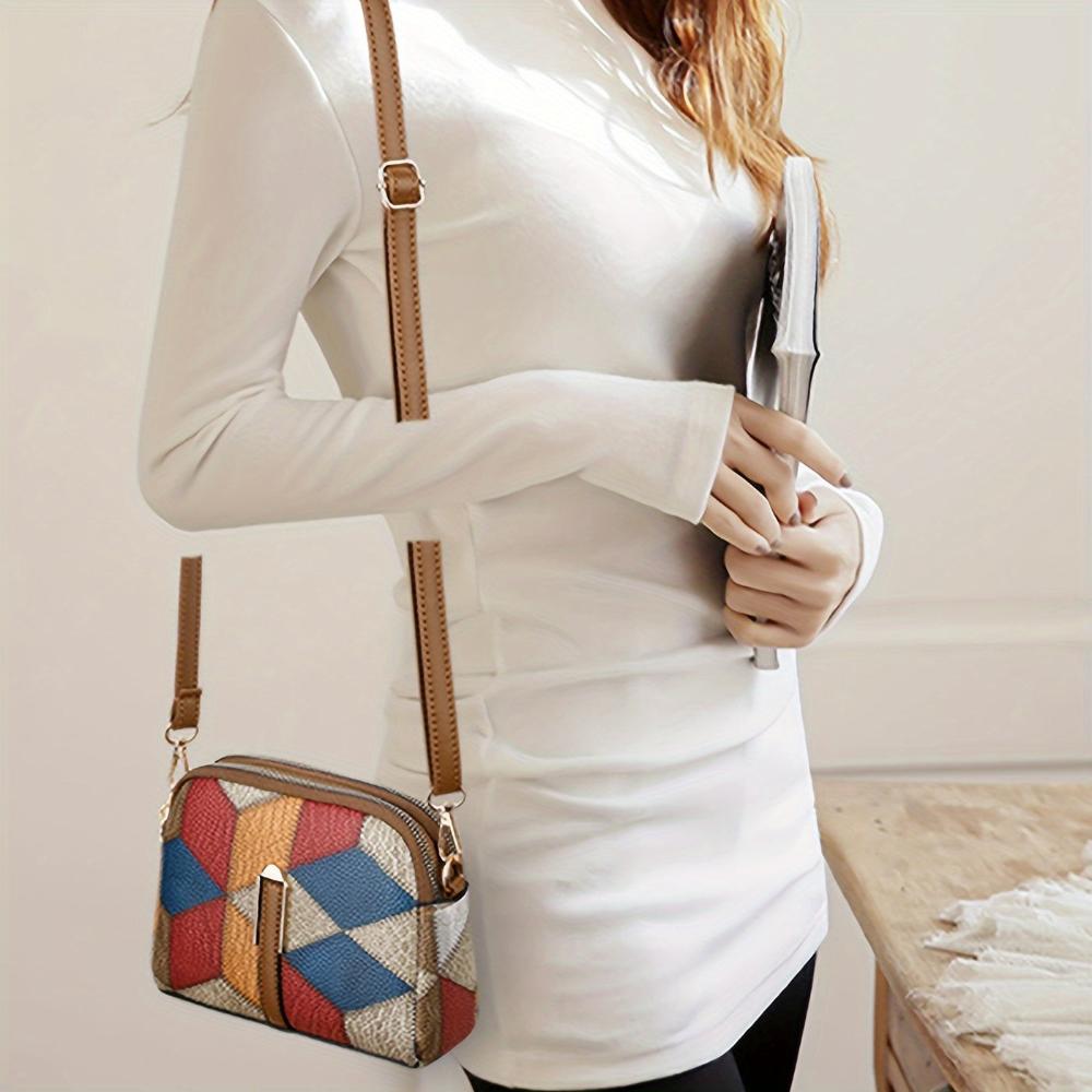 VEYLINIA | Mini Crossbody Patchwork Väska