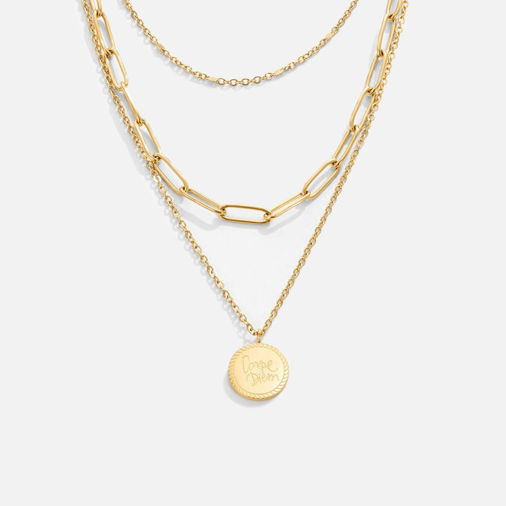VEYLINIA | Lagerhalsband med Myntdetaljer