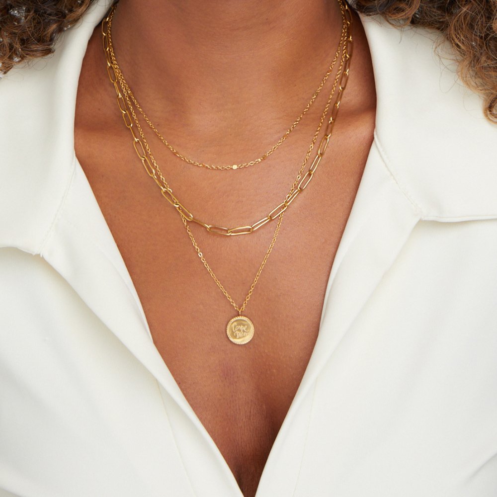 VEYLINIA | Lagerhalsband med Myntdetaljer