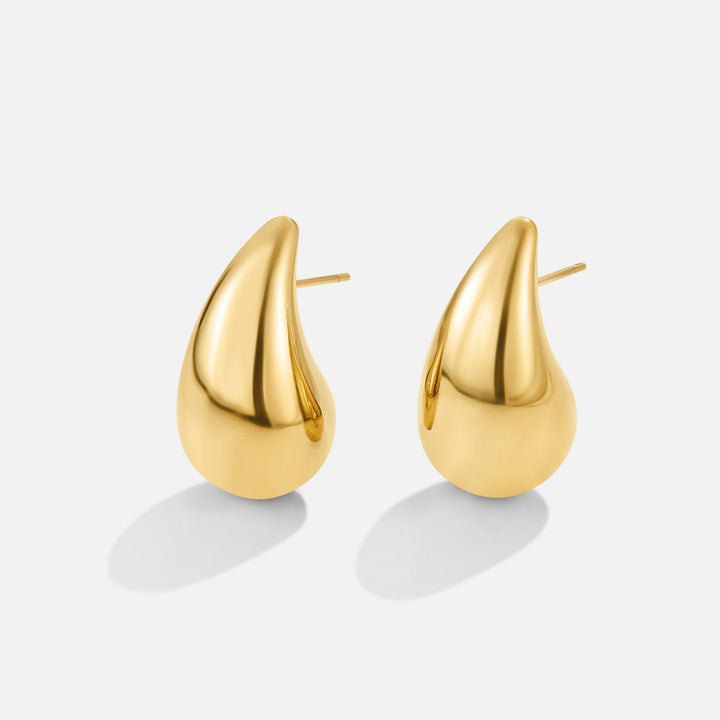 VEYLINIA | Ame Gold Droppformade Örhängen