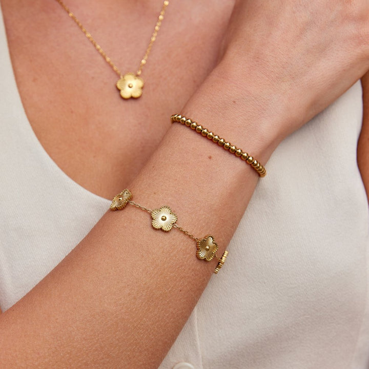 VEYLINIA | Gyllene Lyckarmband