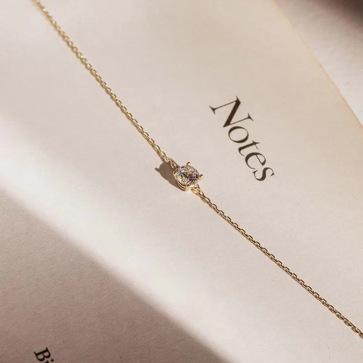 VEYLINIA | Cléa Moissanite-armband i guld