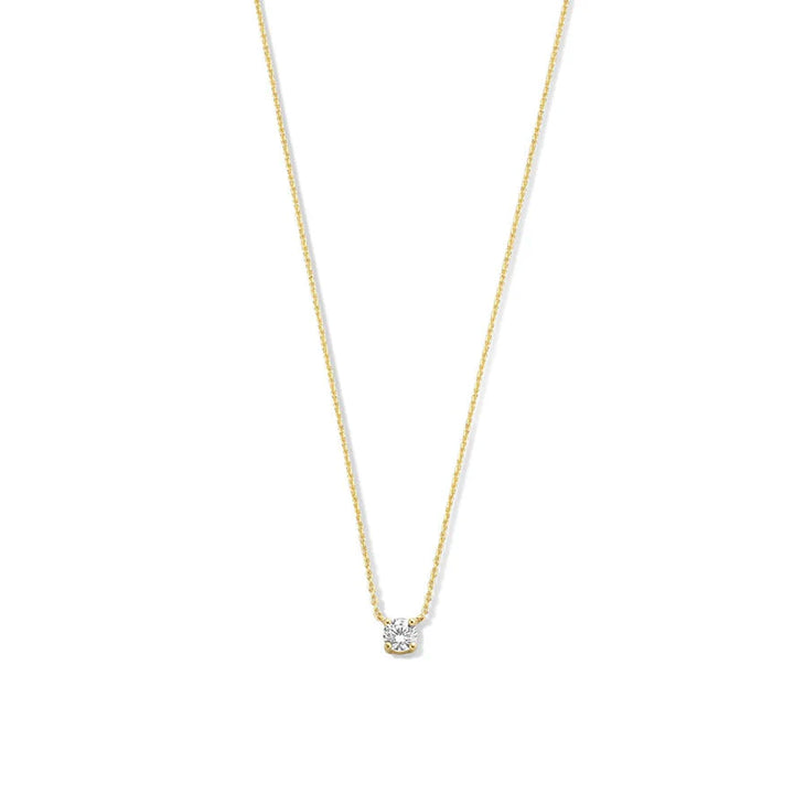 VEYLINIA | Cléa moissanit-sten halsband i guld