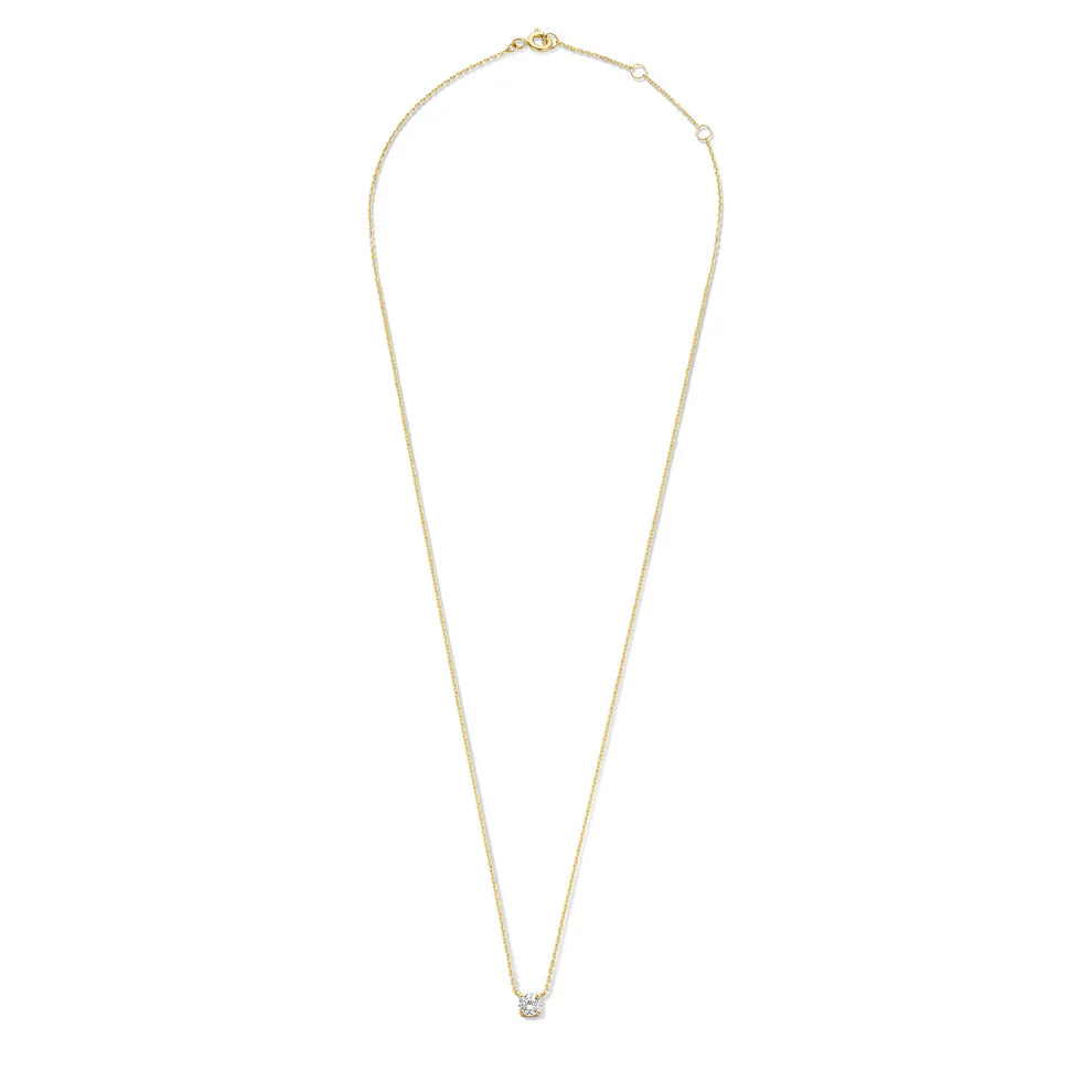 VEYLINIA | Cléa moissanit-sten halsband i guld