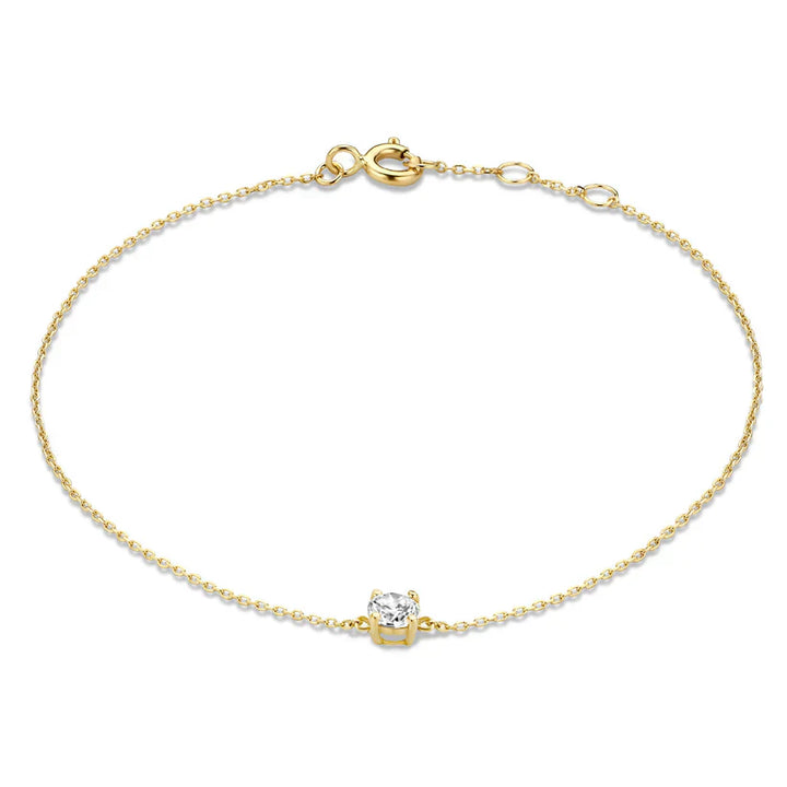 VEYLINIA | Cléa Moissanite-armband i guld