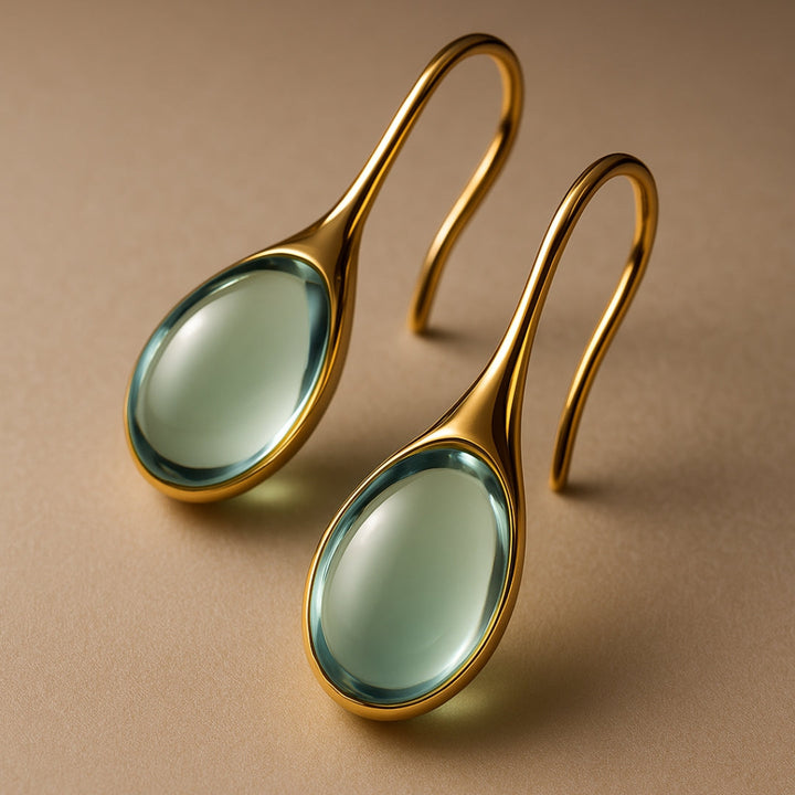 VEYLINIA | Eleganta droppörhängen i guld och silver med kristaller
