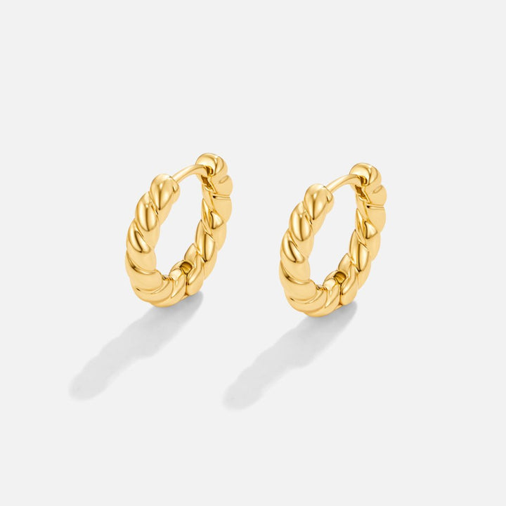 VEYLINIA | Guld Twist Örhängen