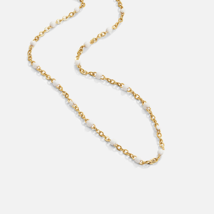 VEYLINIA | Ren Vit Pärlhalsband