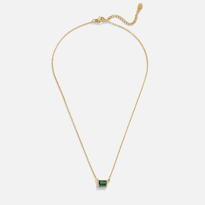 VEYLINIA | Moni Grön Smaragd Halsband