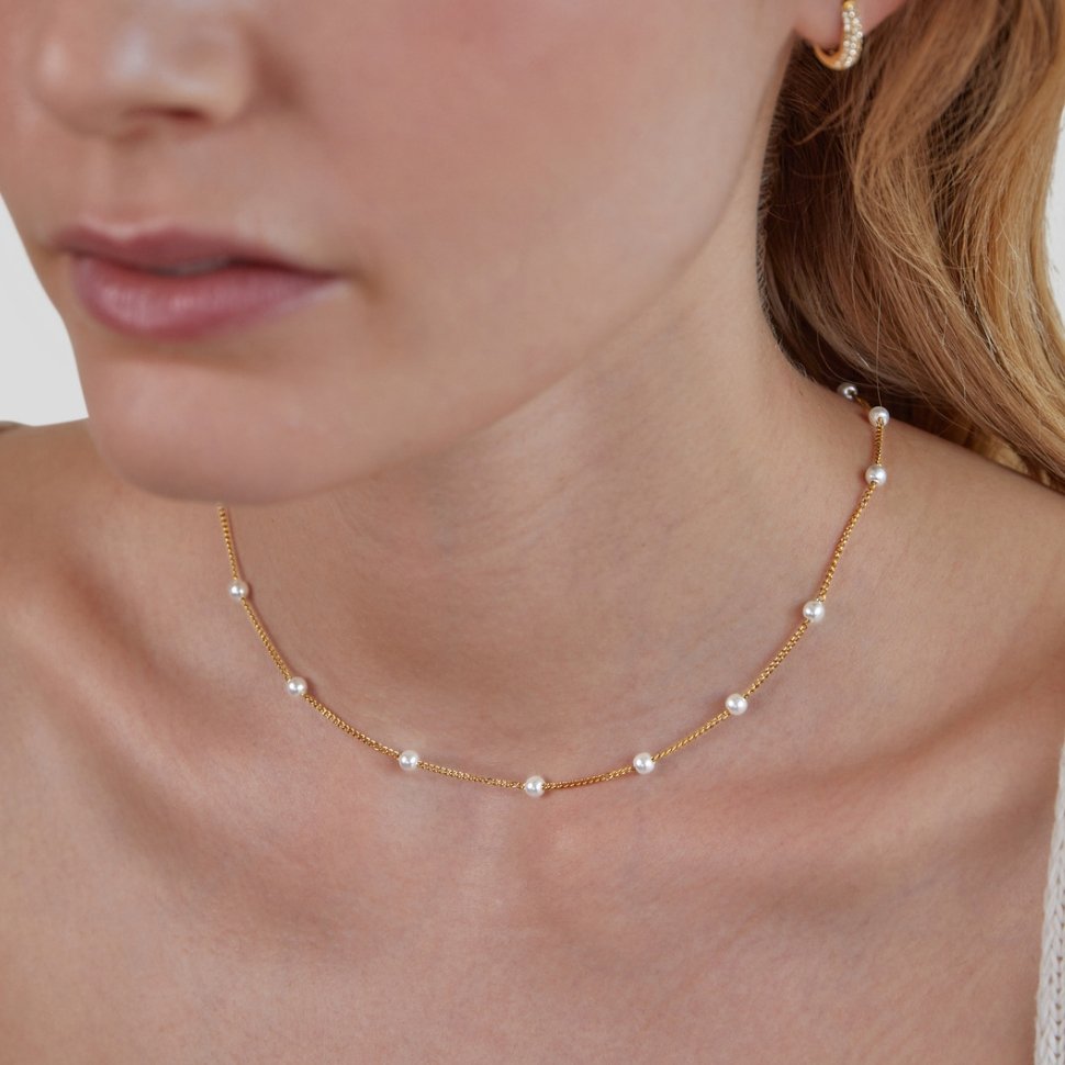 VEYLINIA | Ren Pärl Halsband